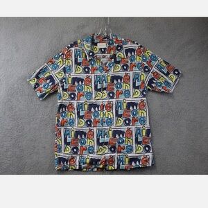 Aime Leon Dore Men’s Crayon Print Leisure Shirt